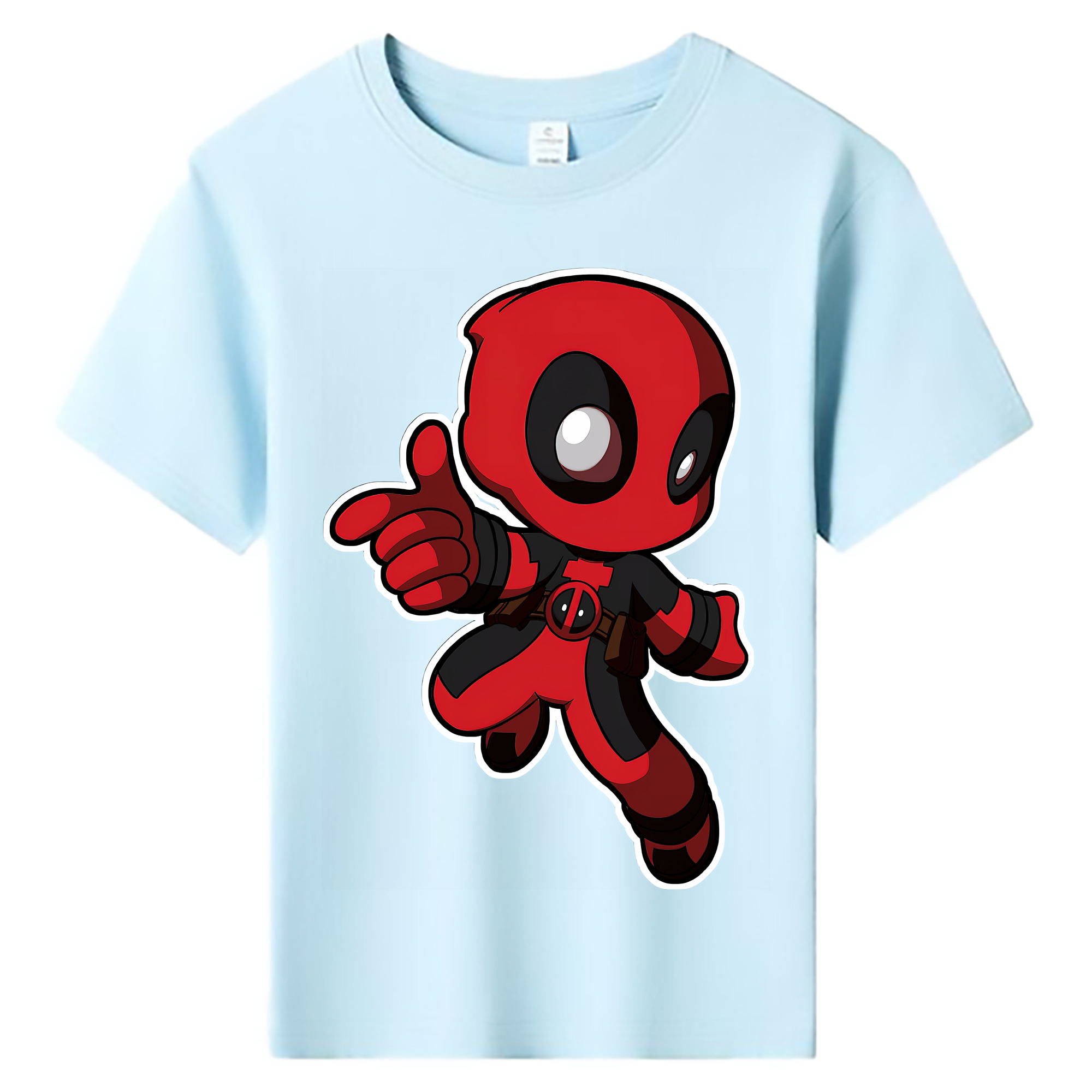 （画像用） Deadpool デッドプール 綿100％キッズTシャツ（フロントプリント）